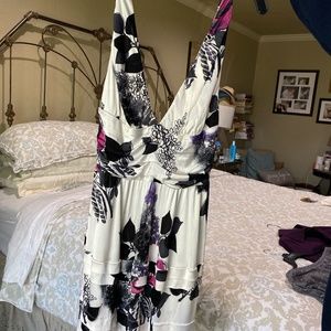 Roberto Cavalli Plunge Slip Dress